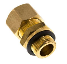 G 3/8'' Macho x 12mm Racor de compresión recto de latón con junta PA 75 Bar DIN EN 1254-2