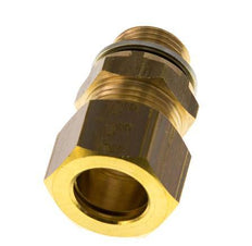G 3/8'' Macho x 15mm Racor de compresión recto de latón con junta PA 82 Bar DIN EN 1254-2
