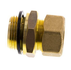 G 1'' Macho x 22mm Racor de compresión recto de latón con junta PA 54 Bar DIN EN 1254-2