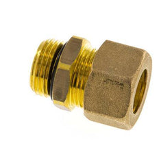 G 1/2'' Macho x 16mm Racor de compresión recto de latón con junta NBR 76 Bar DIN EN 1254-2