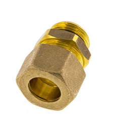 G 1/2'' Macho x 16mm Racor de compresión recto de latón con junta NBR 76 Bar DIN EN 1254-2