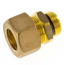 G 1/2'' Macho x 18mm Racor de compresión recto de latón con junta NBR 67 Bar DIN EN 1254-2