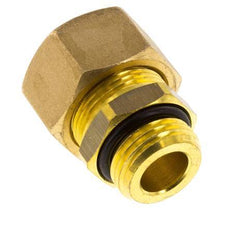 G 1/2'' Macho x 18mm Racor de compresión recto de latón con junta NBR 67 Bar DIN EN 1254-2