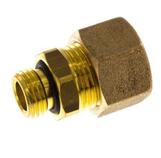 G 1/4'' Macho x 12mm Racor de compresión recto de latón con junta NBR 75 Bar DIN EN 1254-2