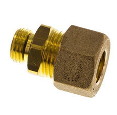 G 1/4'' Macho x 12mm Racor de compresión recto de latón con junta NBR 75 Bar DIN EN 1254-2