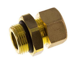 G 3/4'' Macho x 18mm Racor de compresión recto de latón con junta NBR 67 Bar DIN EN 1254-2
