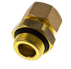 G 3/4'' Macho x 18mm Racor de compresión recto de latón con junta NBR 67 Bar DIN EN 1254-2