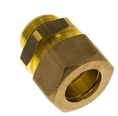 G 3/4'' Macho x 22mm Racor de compresión recto de latón con junta NBR 54 Bar DIN EN 1254-2