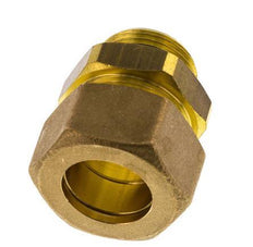G 3/4'' Macho x 22mm Racor de compresión recto de latón con junta NBR 54 Bar DIN EN 1254-2