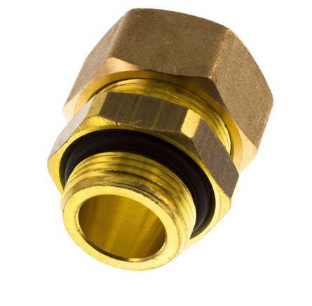 G 3/4'' Macho x 22mm Racor de compresión recto de latón con junta NBR 54 Bar DIN EN 1254-2