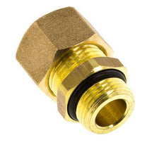 G 3/8'' Macho x 12mm Racor de compresión recto de latón con junta NBR 75 Bar DIN EN 1254-2