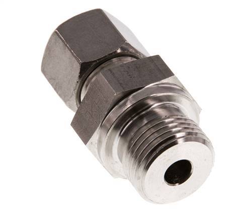 G 1/2'' Macho x 10S Racor de compresión recto de acero inoxidable 630 Bar DIN 2353