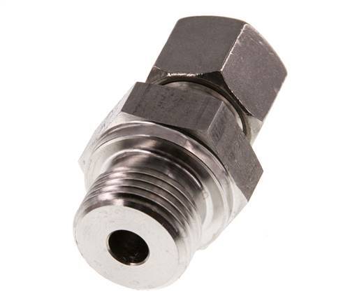 G 1/2'' Macho x 10S Racor de compresión recto de acero inoxidable 630 Bar DIN 2353