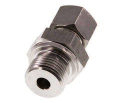 G 1/2'' Macho x 10S Racor de compresión recto de acero inoxidable 630 Bar DIN 2353