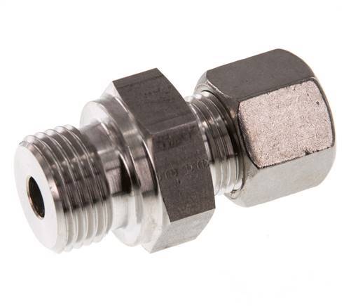 G 1/2'' Macho x 10S Racor de compresión recto de acero inoxidable 630 Bar DIN 2353