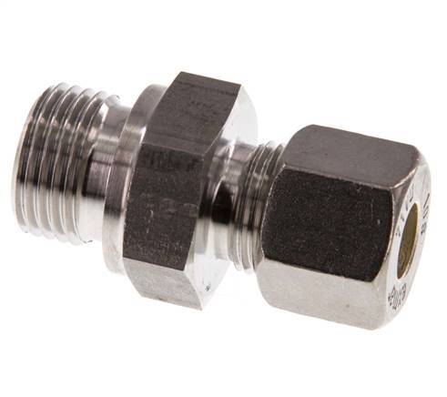 G 1/2'' Macho x 10S Racor de compresión recto de acero inoxidable 630 Bar DIN 2353