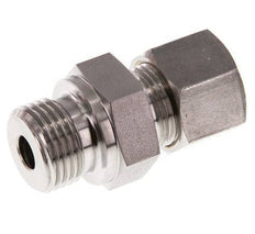 G 1/2'' Macho x 12S Racor de compresión recto de acero inoxidable 630 Bar DIN 2353