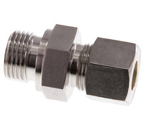 G 1/2'' Macho x 12S Racor de compresión recto de acero inoxidable 630 Bar DIN 2353