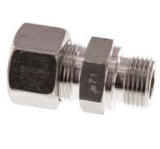G 1/2'' Macho x 16S Racor recto de acero inoxidable 400 Bar DIN 2353