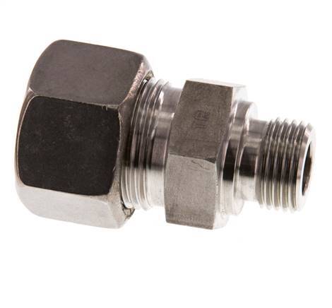 G 1/2'' Macho x 20S Racor de compresión recto de acero inoxidable 400 Bar DIN 2353