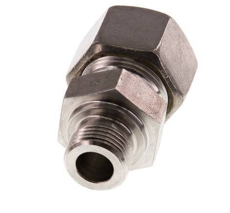 G 1/2'' Macho x 20S Racor de compresión recto de acero inoxidable 400 Bar DIN 2353