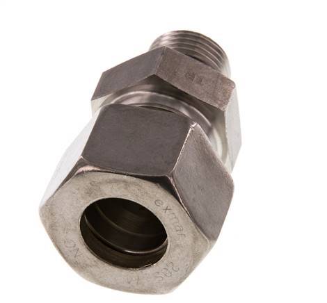 G 1/2'' Macho x 20S Racor de compresión recto de acero inoxidable 400 Bar DIN 2353