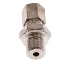 G 1/4'' Macho x 6L Racor de compresión recto de acero inoxidable 315 Bar DIN 2353