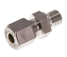 G 1/4'' Macho x 8S Racor de compresión recto de acero inoxidable 630 Bar DIN 2353