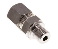 G 1/4'' Macho x 8S Racor de compresión recto de acero inoxidable 630 Bar DIN 2353