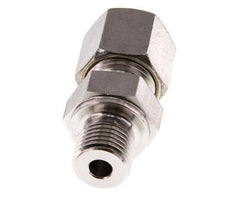 G 1/4'' Macho x 8S Racor de compresión recto de acero inoxidable 630 Bar DIN 2353