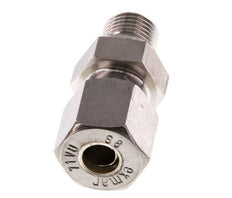 G 1/4'' Macho x 8S Racor de compresión recto de acero inoxidable 630 Bar DIN 2353