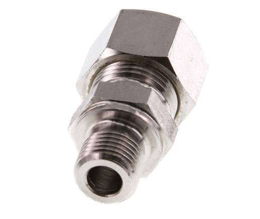 G 1/4'' Macho x 12L Racor de compresión recto de acero inoxidable 315 Bar DIN 2353