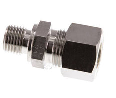 G 1/4'' Macho x 12L Racor de compresión recto de acero inoxidable 315 Bar DIN 2353