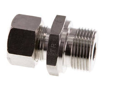 G 3/4'' Macho x 15L Racor de compresión recto de acero inoxidable 315 Bar DIN 2353