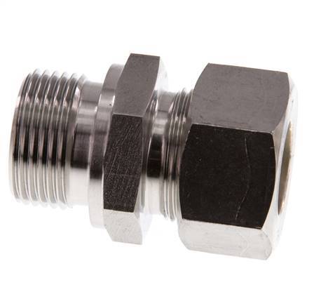 G 3/4'' Macho x 18L Racor de compresión recto de acero inoxidable 315 Bar DIN 2353