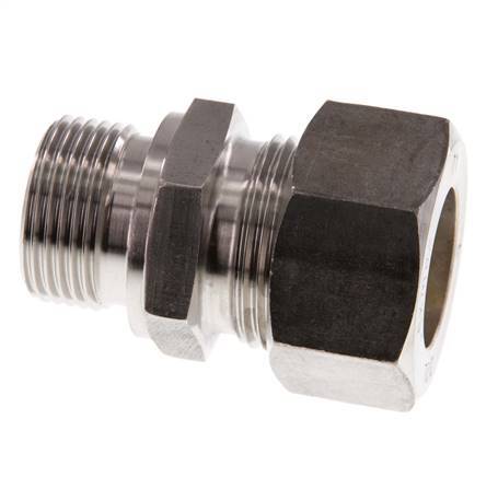 G 3/4'' Macho x 22L Racor de compresión recto de acero inoxidable 160 Bar DIN 2353