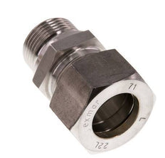 G 3/4'' Macho x 22L Racor de compresión recto de acero inoxidable 160 Bar DIN 2353