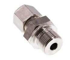 G 3/8'' Macho x 8L Racor de compresión recto de acero inoxidable 315 Bar DIN 2353