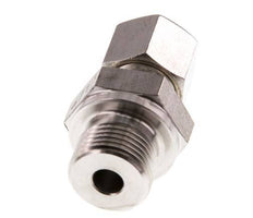 G 3/8'' Macho x 8L Racor de compresión recto de acero inoxidable 315 Bar DIN 2353