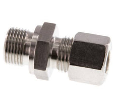 G 3/8'' Macho x 10L Racor de compresión recto de acero inoxidable 315 Bar DIN 2353
