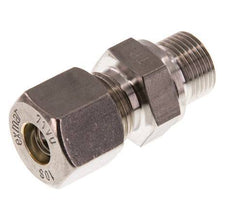 G 3/8'' Macho x 10S Racor de compresión recto de acero inoxidable 630 Bar DIN 2353