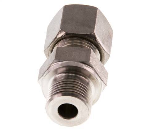 G 3/8'' Macho x 10S Racor de compresión recto de acero inoxidable 630 Bar DIN 2353