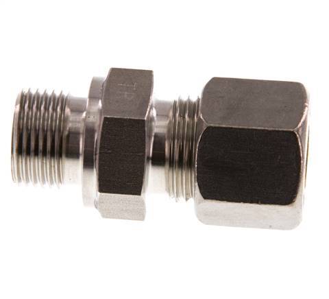 G 3/8'' Macho x 10S Racor de compresión recto de acero inoxidable 630 Bar DIN 2353