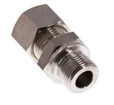 G 3/8'' Macho x 12L Racor de compresión recto de acero inoxidable 315 Bar DIN 2353