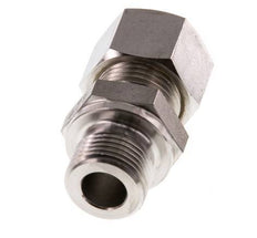 G 3/8'' Macho x 12L Racor de compresión recto de acero inoxidable 315 Bar DIN 2353