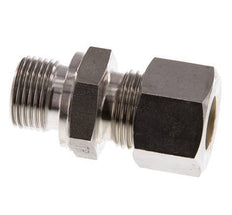 G 3/8'' Macho x 12L Racor de compresión recto de acero inoxidable 315 Bar DIN 2353