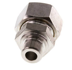 G 3/8'' Macho x 18L Racor de compresión recto de acero inoxidable 315 Bar DIN 2353