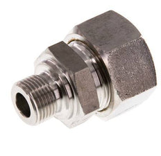 G 3/8'' Macho x 18L Racor de compresión recto de acero inoxidable 315 Bar DIN 2353