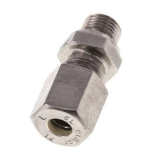 M10x1 Macho x 6L Racor de compresión recto de acero inoxidable 315 Bar DIN 2353