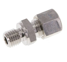 M12x1,5 Macho x 8L Racor de compresión recto de acero inoxidable 315 Bar DIN 2353